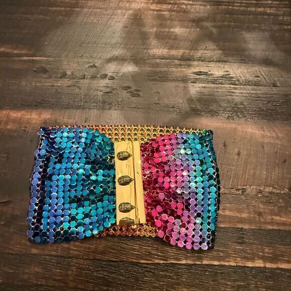 Kurt Geiger RAINBOW MESH BRACELET IN MULTI - Picture 2 of 7